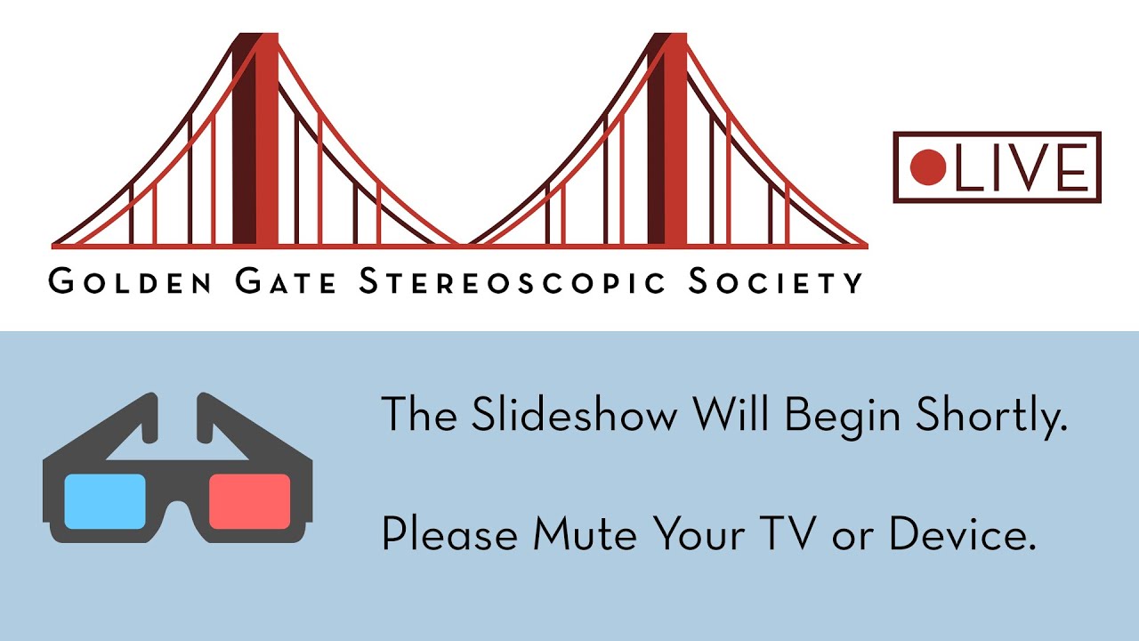 Golden Gate Stereoscopic Society's Anaglyph 3-D Livestream