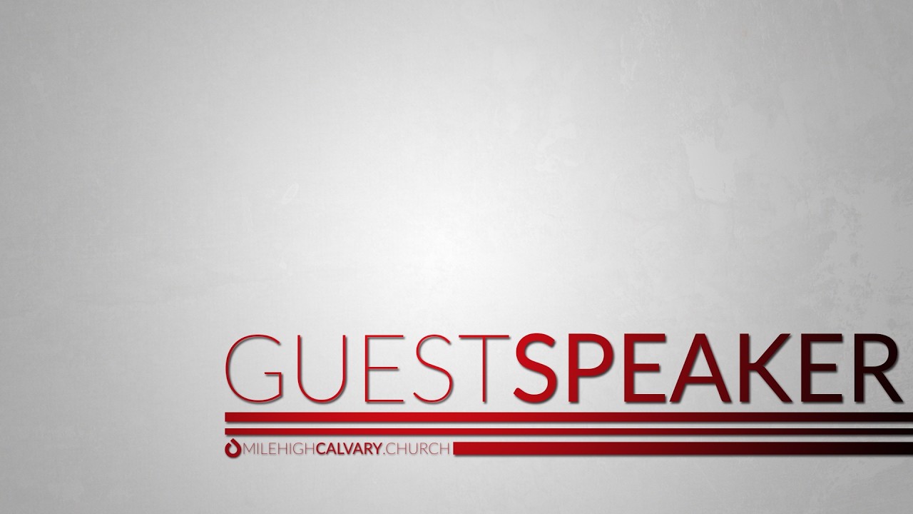 MHC–June 7, 2026–Guest Speaker: Pastor Ray Montoya