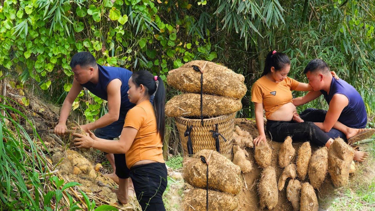 Stewed Wild Root Vegetables with Bones | Honest Taste Test & Survival Cooking