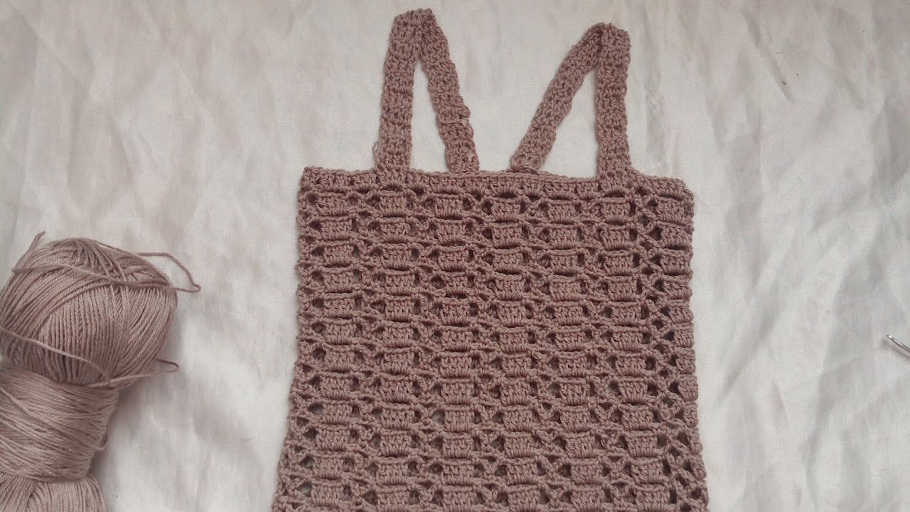 بلوزة كروشية للاطفال صيفي تناسب جميع الاعمار بغرزة سهلة