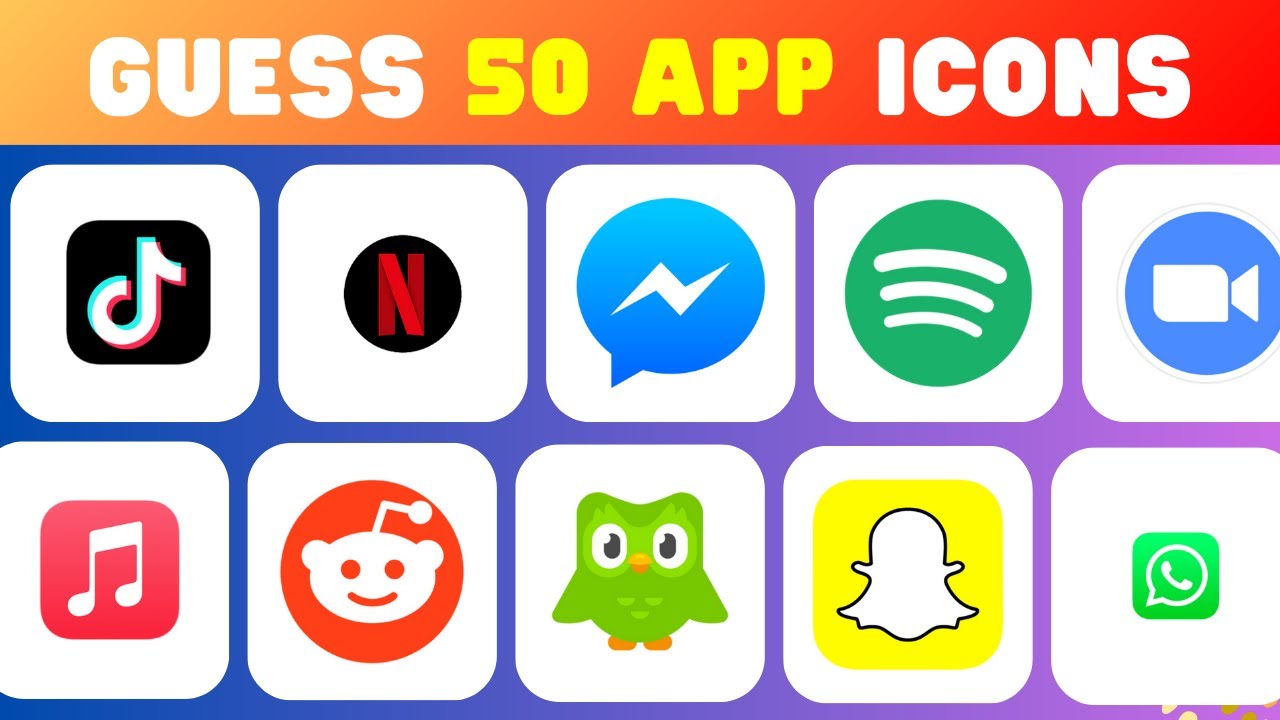Can You Name These Popular App Icons in 5 Seconds?