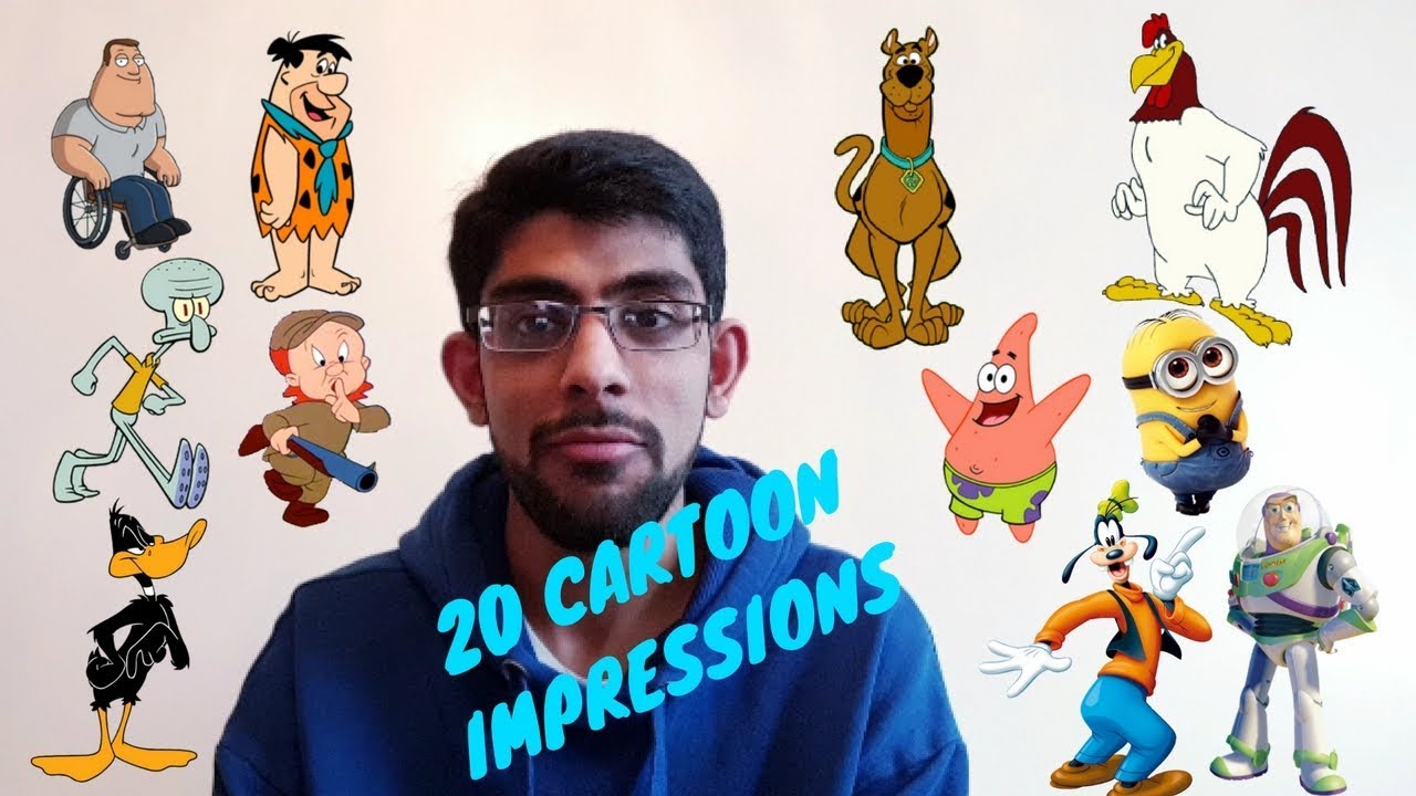 20 CARTOON IMPRESSIONS - YouTube