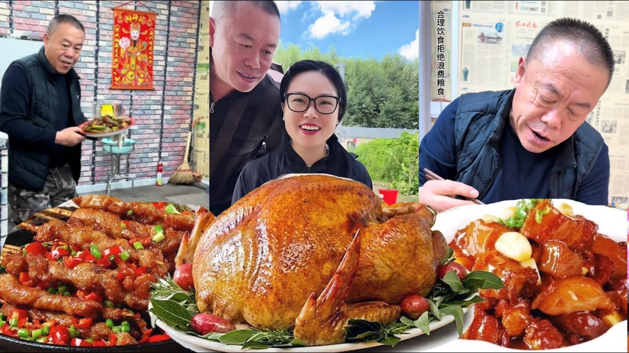 二哥做的饭真好吃，吃一次还想要~The food made by Second Brother is really delicious. I want to eat it again#funny