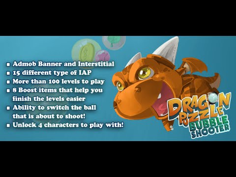 Dragon Puzzle Bobble Shooter iOS source code - sellmyapp.com