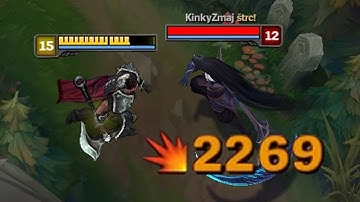 2000 Crit Every Auto Attack - Full Crit Darius [ League of Legends ]