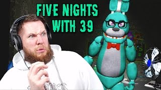 STRANGE FNAF PARODY GAME! - Five Nights With 39 (Nights 1, 2 & 3 COMPLETED!) | Is It Scary?