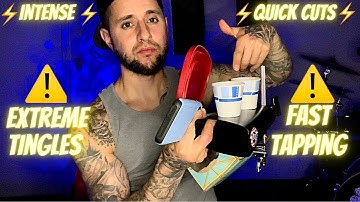 ASMR | ⚠️Warning⚠️ Fast & Aggressive Tapping (Quick Cuts). Maximum Tingles!