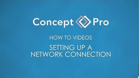 Setting Up A Network Connection | Videcon Help