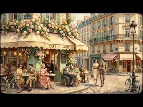 𝐏𝐚𝐫𝐢𝐬 𝐂𝐚𝐟𝐞́ ☕ Music for a Lavender Afternoon | 1 Hour French Café Music