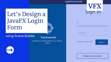 Login Form using JavaFX scene builder