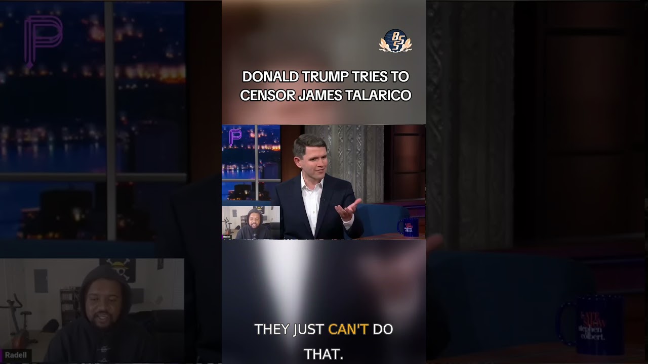 DONALD TRUMP TRIES TO CENSOR JAMES TALARICO