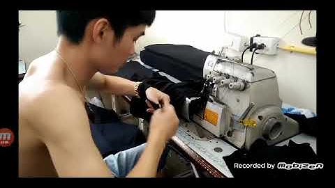 Tra bo cổ thun vắt sổ không gá nhanh