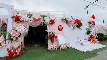 Cổng hoa và backdrop chụp hình | Ba Hào - Decor cưới hỏi Gò Công Tây