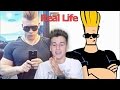 cartoon characters in real life