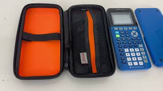 Texas Instruments TI-84 Plus CE Graphing Calculator Blue w/ Case and Charger