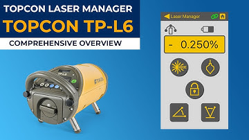 Topcon Laser Manager App - Complete Guide To The TP-L6 Pipe Laser