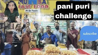 PANI PURI CHALLENGE 🔥| Eating Challenge 🤤 | Mumbai fast food | Bhiwandi 😊 | VLOG