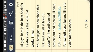 BEST FEATURE POINTS HACK MARCH 2016!!