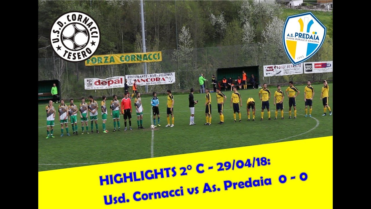 HIGHLIGHTS PARZIALI: Usd. Cornacci vs AS Predaia 0-0
