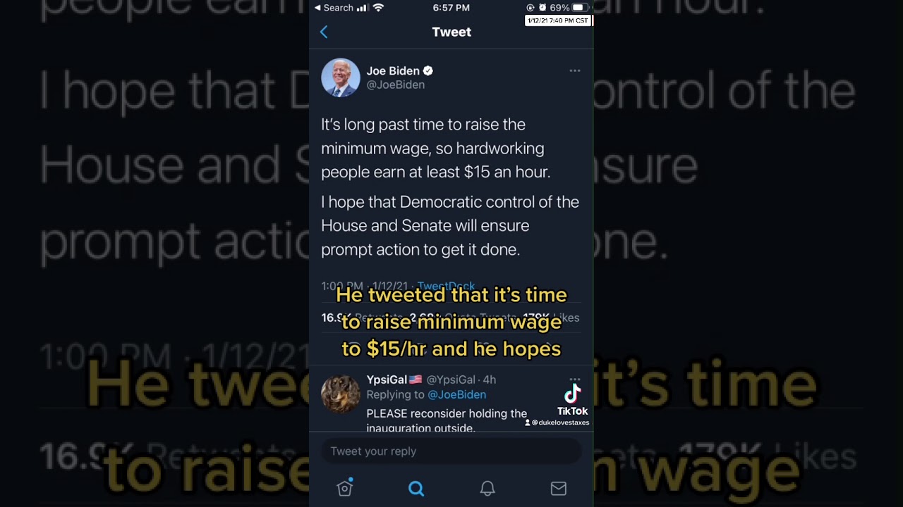 Biden Drops a hint on $2,000 Stimulus Update