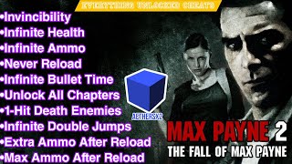 Max Payne 2 The Fall of Max Payne Aethersx2 Everything Unlocked Cheat Code 60FPS Settings screenshot 2