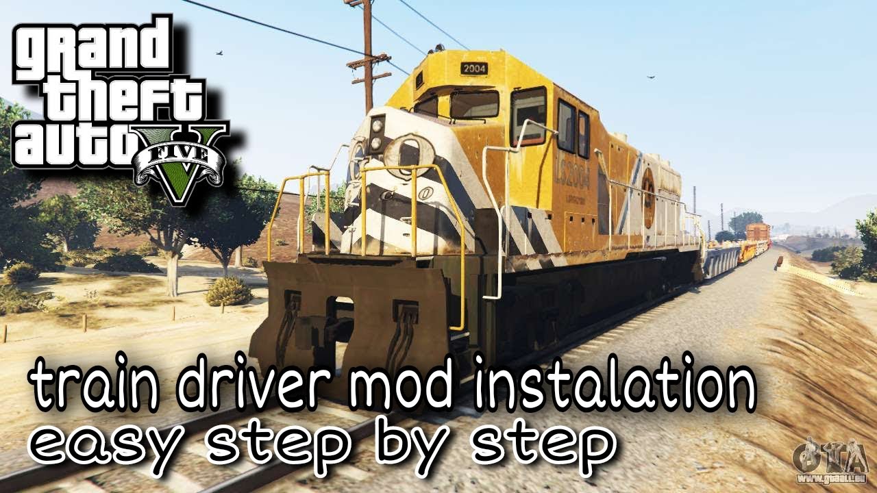 how to install train driver mod in gta v driving train gta gta v