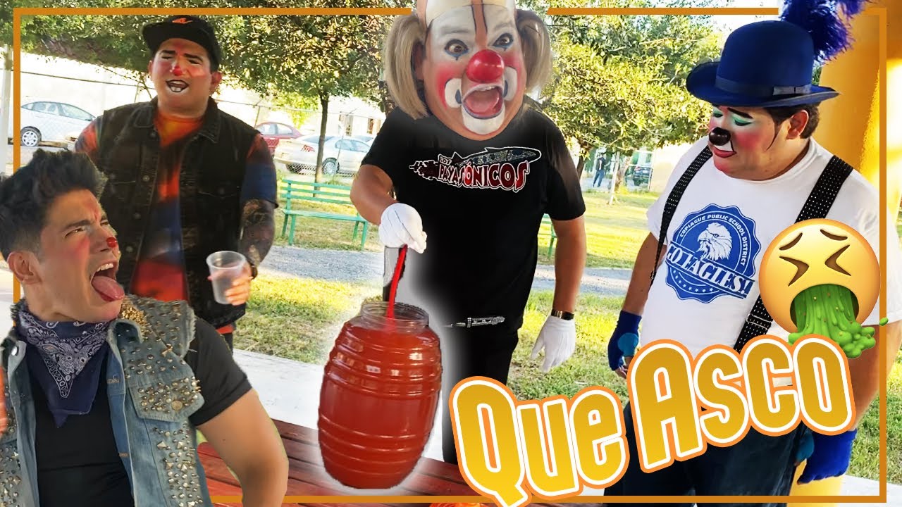 AGUAS FRESCAS / LOS PAYASÓNICOS / REGALITO INVENTA UN NUEVO SABOR 🤢🤮 #LOSPAYASONICOS