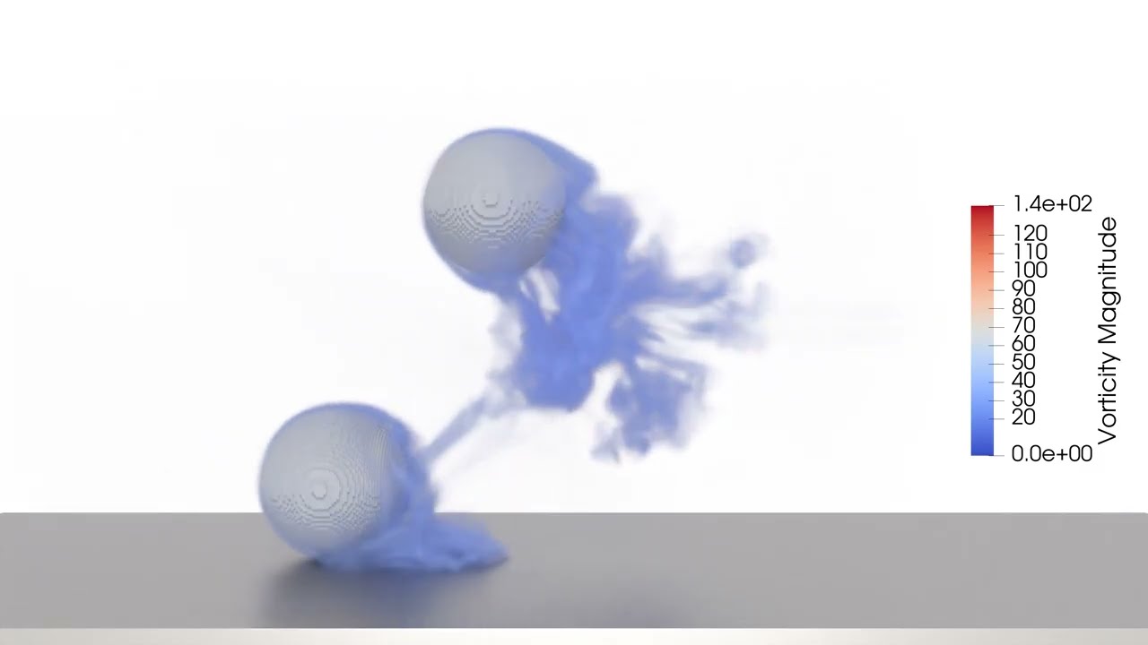 Fully Resolved Colliding Particles
