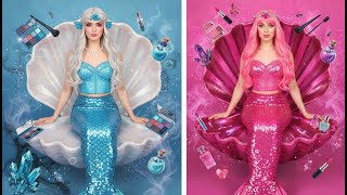 FEUER oder EIS?! 😱🔥🧊 Mein magisches Meerjungfrauen-Glow-Up Battle! 🧜‍♀️✨