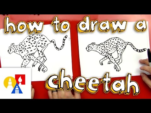 Video: How To Draw A Cheetah