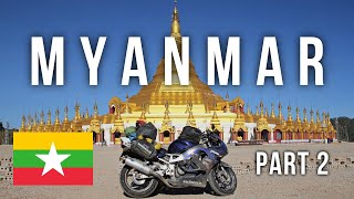 40. MYANMAR pt 2 - BALLOON ride over Bagan and NEW TYRES | Round the World on a Fireblade