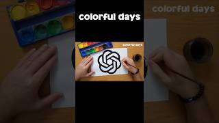 ChatGPT logo painting