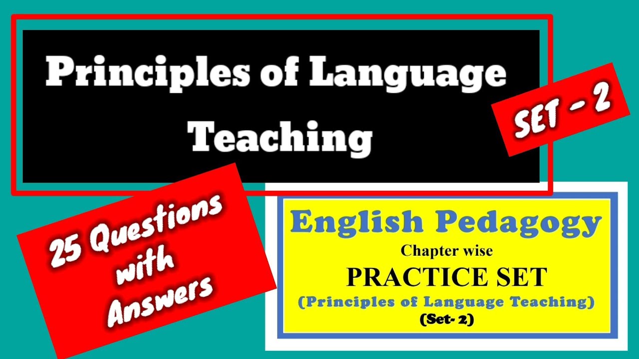 WB TET, CTET | Principles of Language Teaching | Practice Set 2 ...