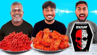 Normal Vs Spicy Vs Extreme Spicy Food Eating Challenge | Mad Brothers