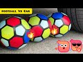 Experiments || Pringles Chips || Lemon Marbel || Toys Car Colour Marvel Face Cream Football Vs Car🚘