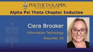 Fall 22 PTK Virtual Induction Ceremony