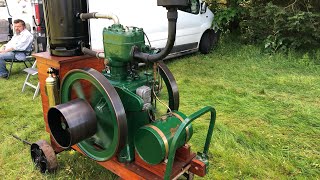 Kingsley stationary engine crank up