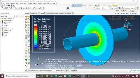 Abaqus CAE - Pipe and plate weld