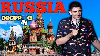 Doing Putin Jokes In Russia & Getting Our Tour Guide Fired | Dropping In w/ Andrew Schulz #44