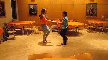 Salsa On2 Advanced Beginner Turn Pattern - Sergio & Sheena