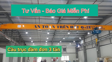 Tư Vấn, Lắp Đặt Cầu Trục Dầm Đơn 3 Tấn
