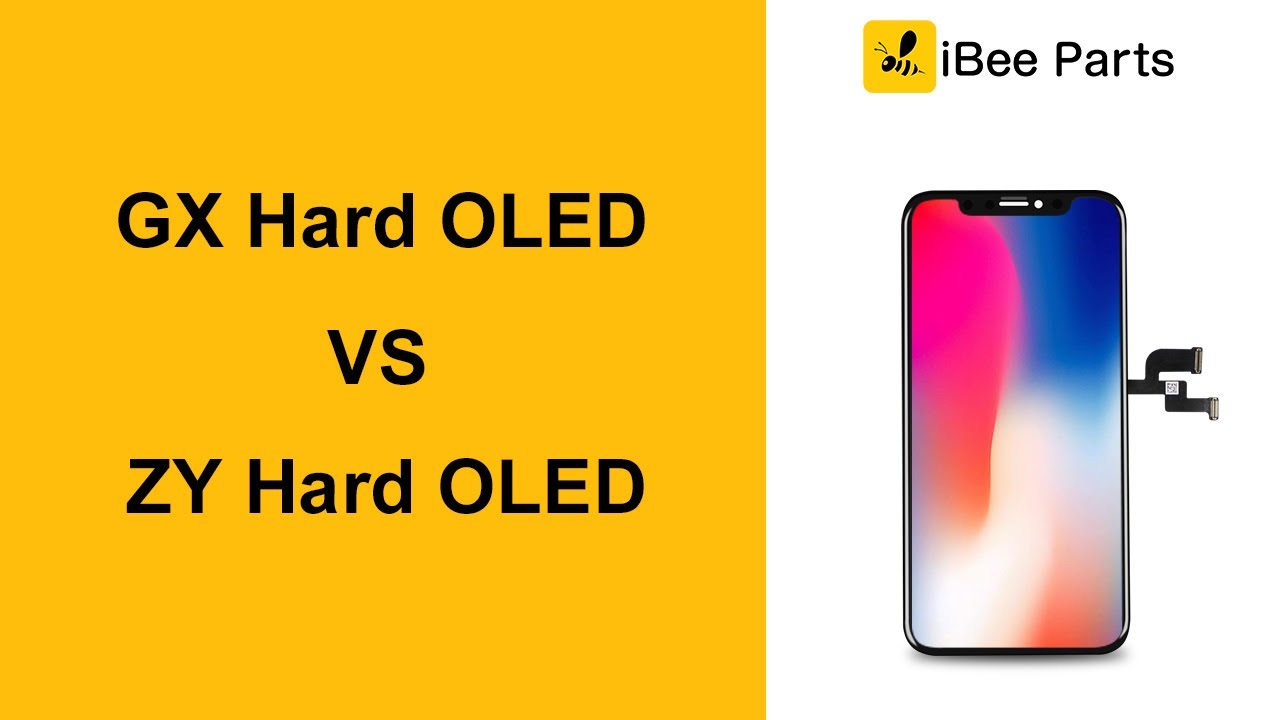 Gx Hard Oled Vs Zy Hard Oled Iphone X Aftermarket Screen Comparision Youtube