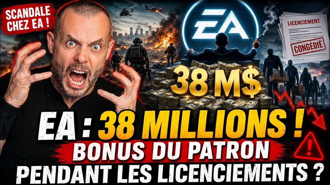 EA licencie les devs… et récompense son patron avec 38 millions