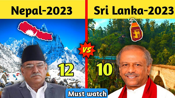 Nepal🇳🇵VS Sri Lanka🇱🇰 Country Comparison ❓2023-Sri lanka vs Nepap full comparison By youthpahadi✅