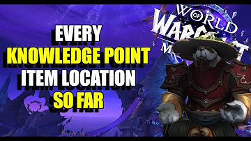 Every Knowledge Point Item So Far - World of Warcraft - Midnight Beta