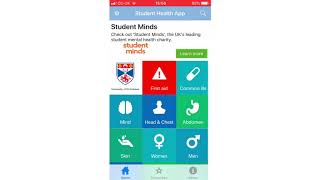 Student Health App - ORCHA's Favourite 3 Apps for Signposting screenshot 1