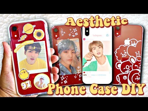 DIY Aesthetic KPOP Phone Cases (BTS EDITION)