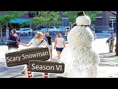 Scary Snowman Prank US Tour 2016 * Более 100 реакций * Можете ли вы посмотреть их все?