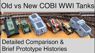 Victoria BC: COBI Old & New WWI Tanks Compared - With Brief Prototype Histories (links in blurb!)