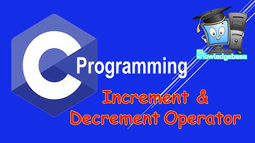C Programming Tutorial - 9 - Increment & decrement Operator